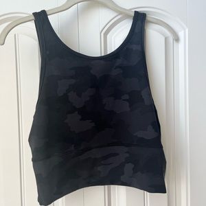 Lululemon cropped camo bra